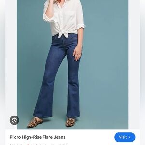 Pilcro Women's Boot Cut Jeans - Dark Blue